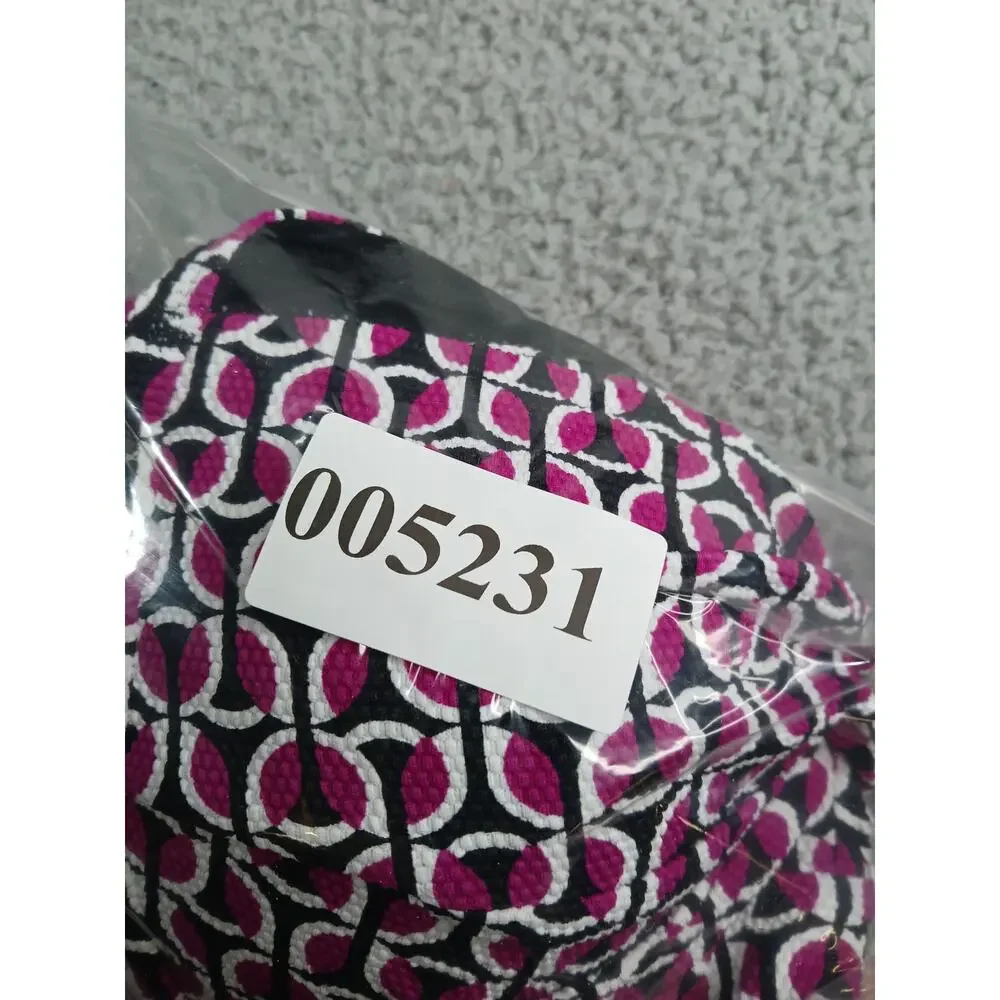 Lands End Swim Top Womens XL Size 14 Pink Floral Geometric Pattern Tankini NWT